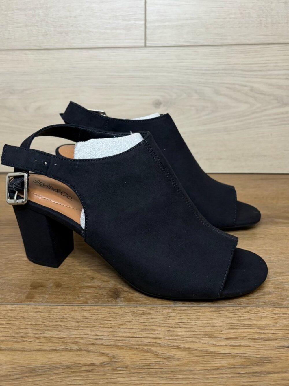 Style & Co PASCAALF Ankle Booties Black MC Size 7.5M